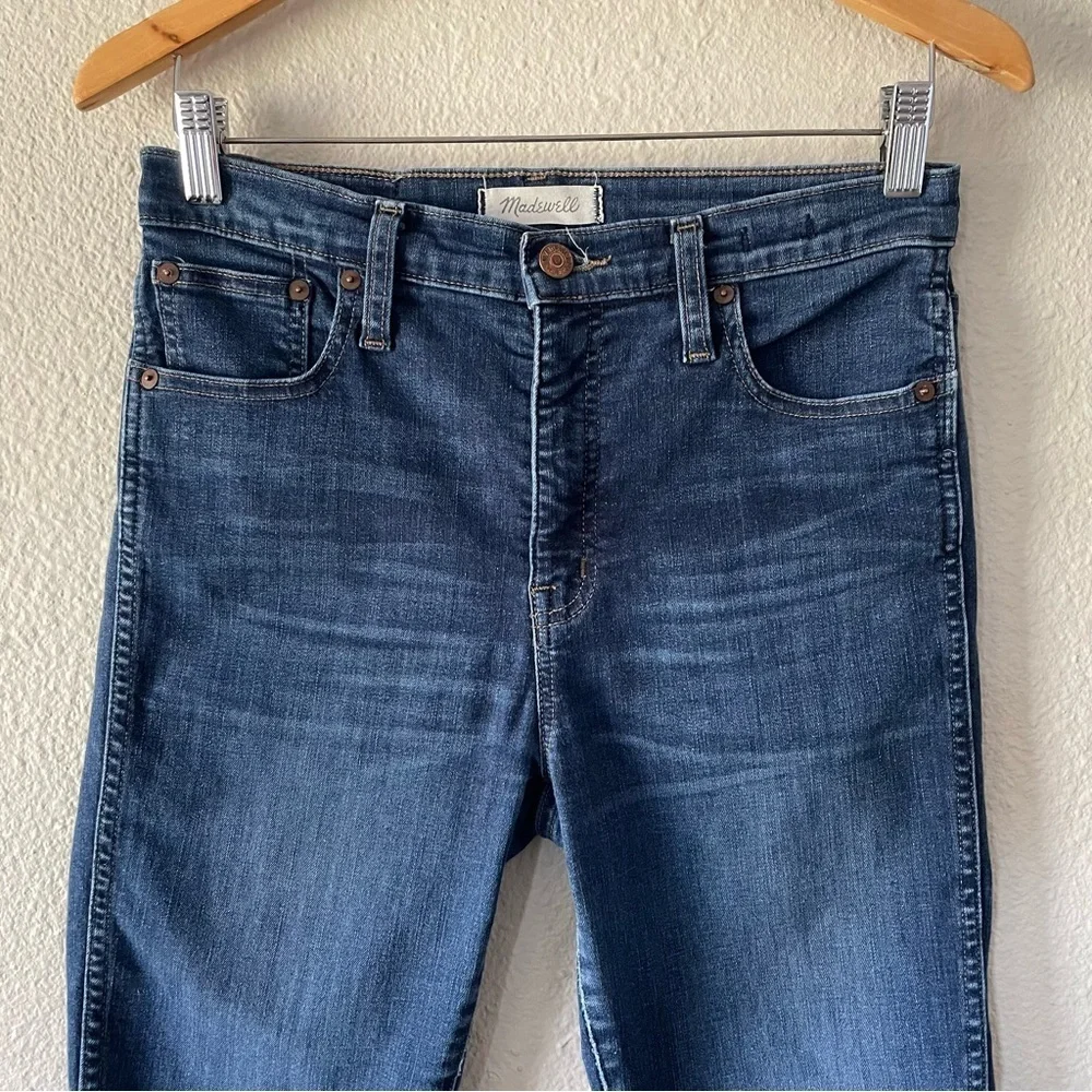 Madewell 10” High Riser Skinny Skinny Jeans Women’s 28 Blue Medium Wash Casual - Picture 3 of 16